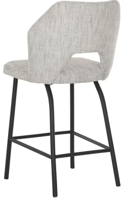 Stoffen Barkrukken-MUST Living Bloom Barkruk Polaris Light Grey