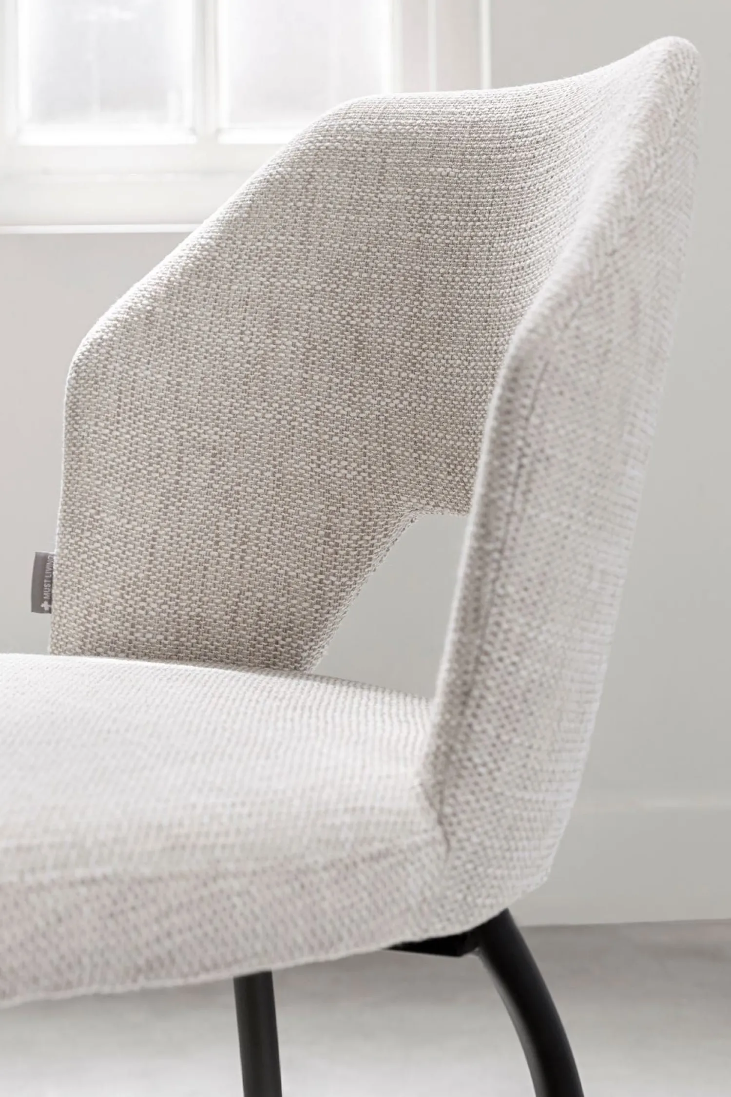 Eetkamerstoelen Zonder Armleuning-MUST Living Bloom Eetkamerstoel Polaris Natural