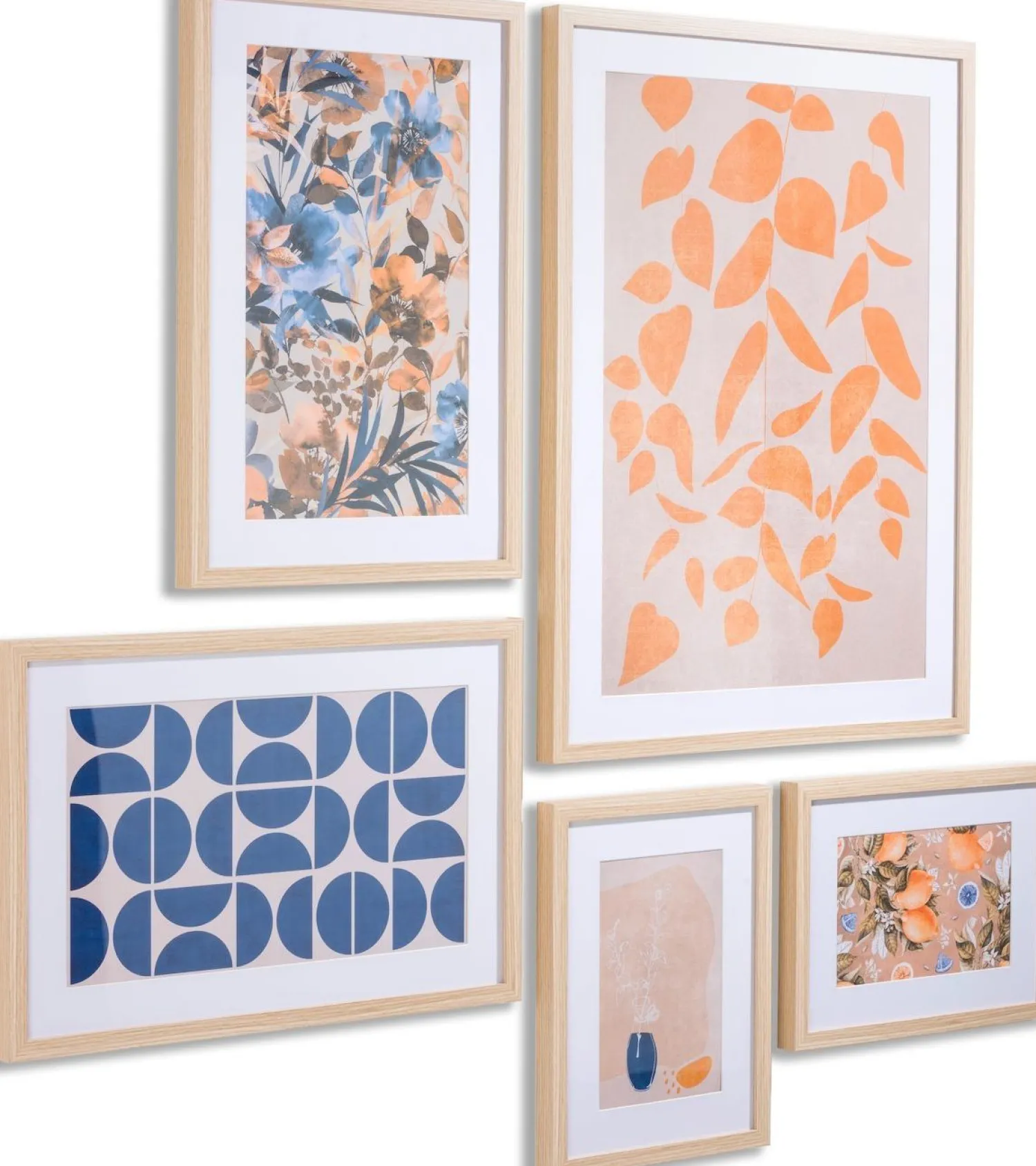 Wanddecoraties-COCO maison Bloom Set 5 Wanddecoratie Multi