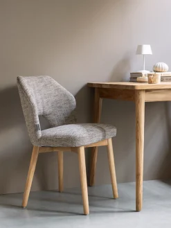 Eetkamerstoelen Zonder Armleuning-MUST Living Blossom Eetkamerstoel Brown