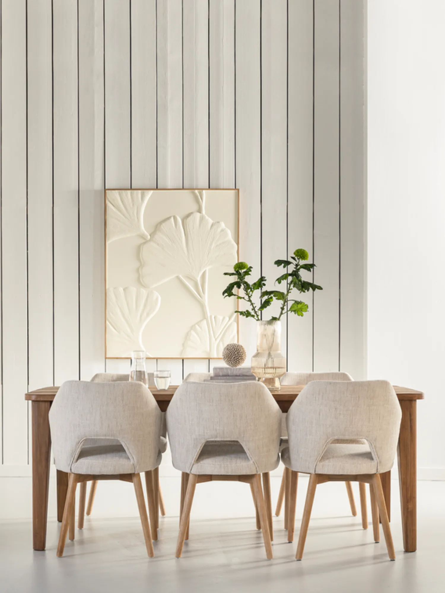 Eetkamerstoelen Zonder Armleuning-MUST Living Blossom Eetkamerstoel Naturel