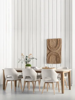 Eetkamerstoelen Zonder Armleuning-MUST Living Blossom Eetkamerstoel Naturel