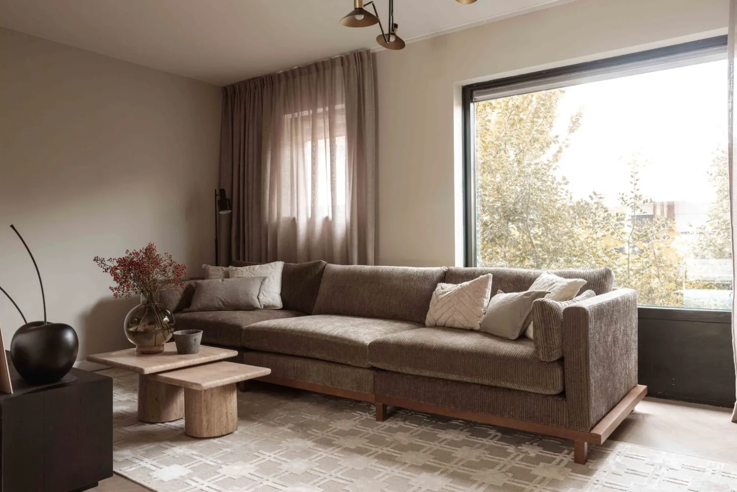Zitbanken-Zuiver Blossom 4,5-Zitsbank Moss