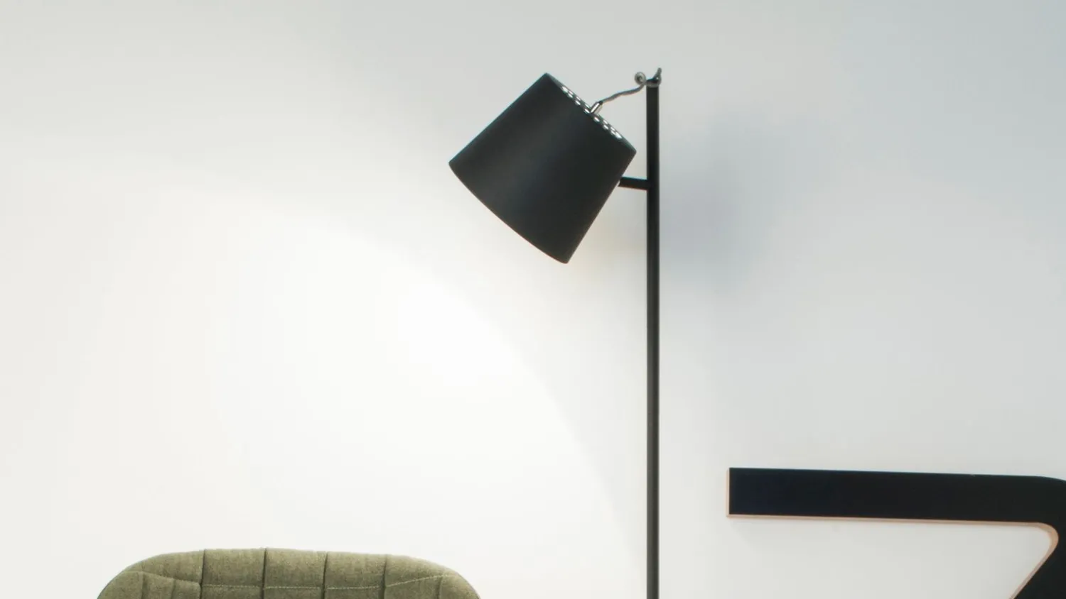 Industriële Vloerlampen|Vloerlampen-Zuiver Bluckle Head Vloerlamp Black