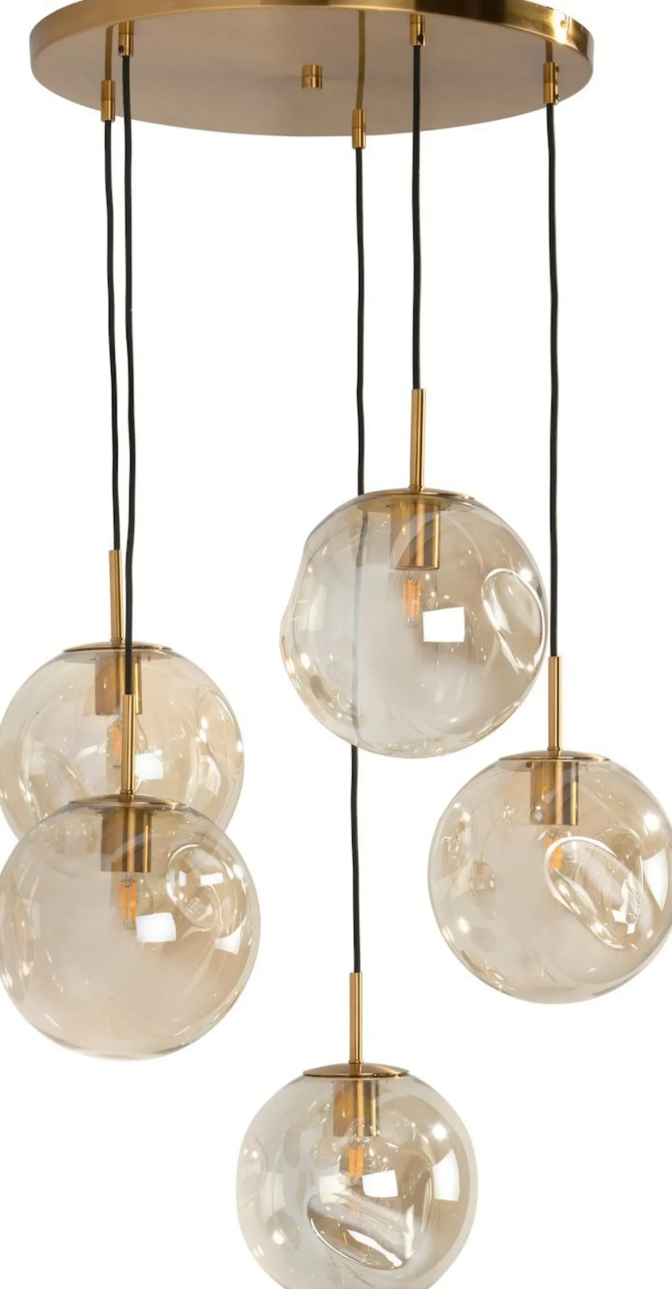 Glazen Hanglampen|Glazen Hanglampen-COCO maison Bo Hanglamp Goud
