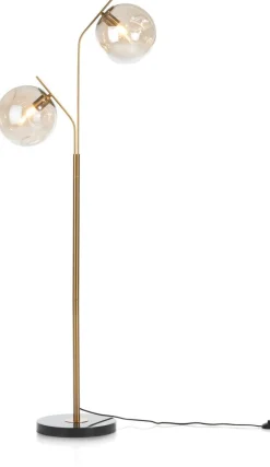Vloerlampen|Vloerlampen-COCO maison Bo Vloerlamp Goud