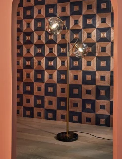 Vloerlampen|Vloerlampen-COCO maison Bo Vloerlamp Goud