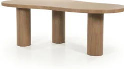 Organische Eettafels-Eleonora Bobbie Eettafel Lichtbruin