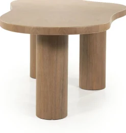 Organische Eettafels-Eleonora Bobbie Eettafel Lichtbruin