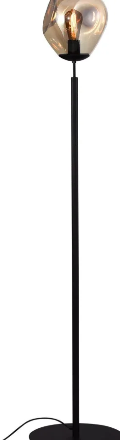 Moderne Vloerlampen|Vloerlampen-Montèl Bold Vloerlamp Matt Black