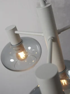 Moderne Hanglampen|Moderne Hanglampen-It's about RoMi Bologna 4-lichts Hanglamp Light Grey