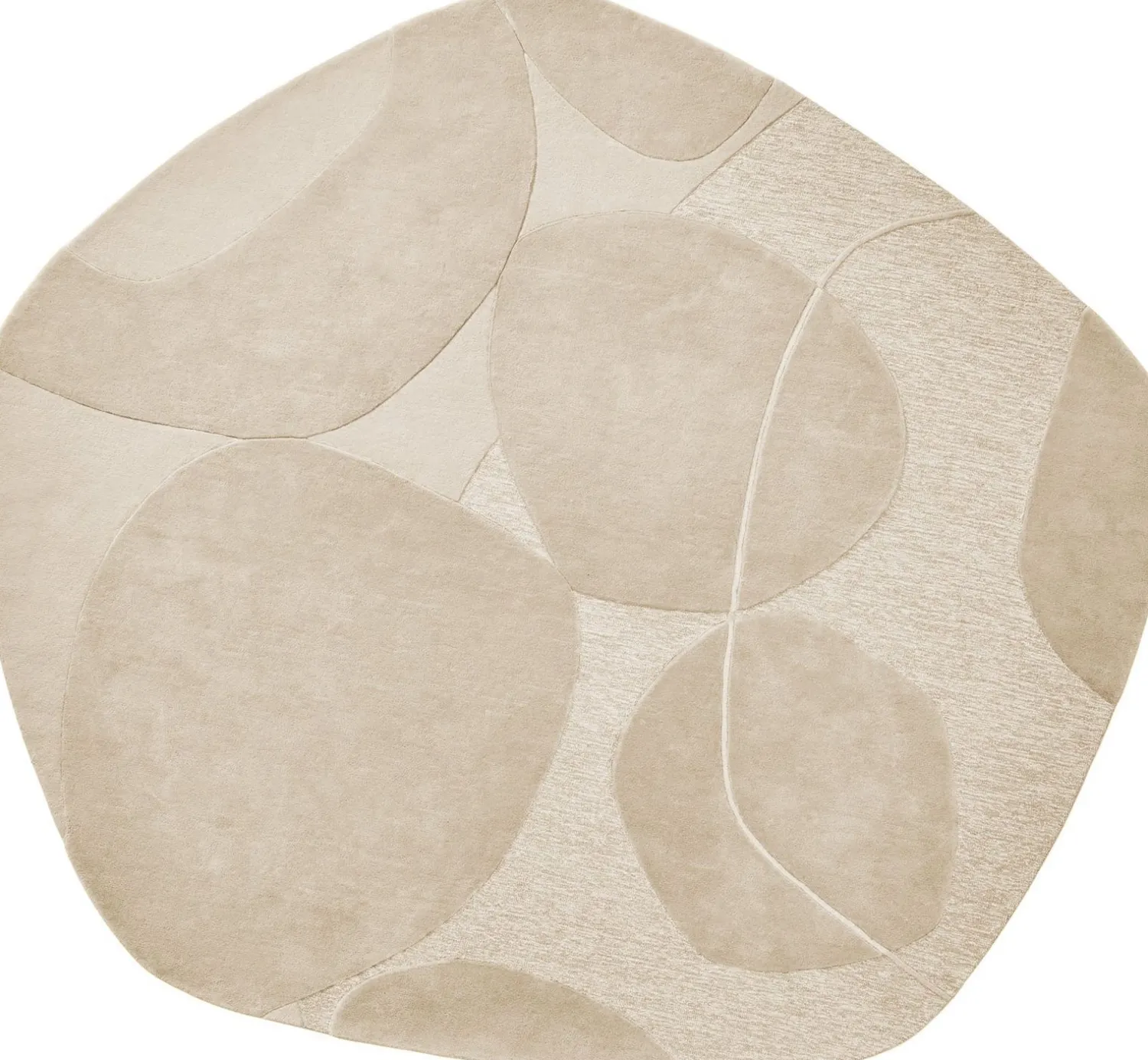 Vloerkleden|Wollen Vloerkleden-Brinker Carpets Bolsena Lago Vloerkleed Beige