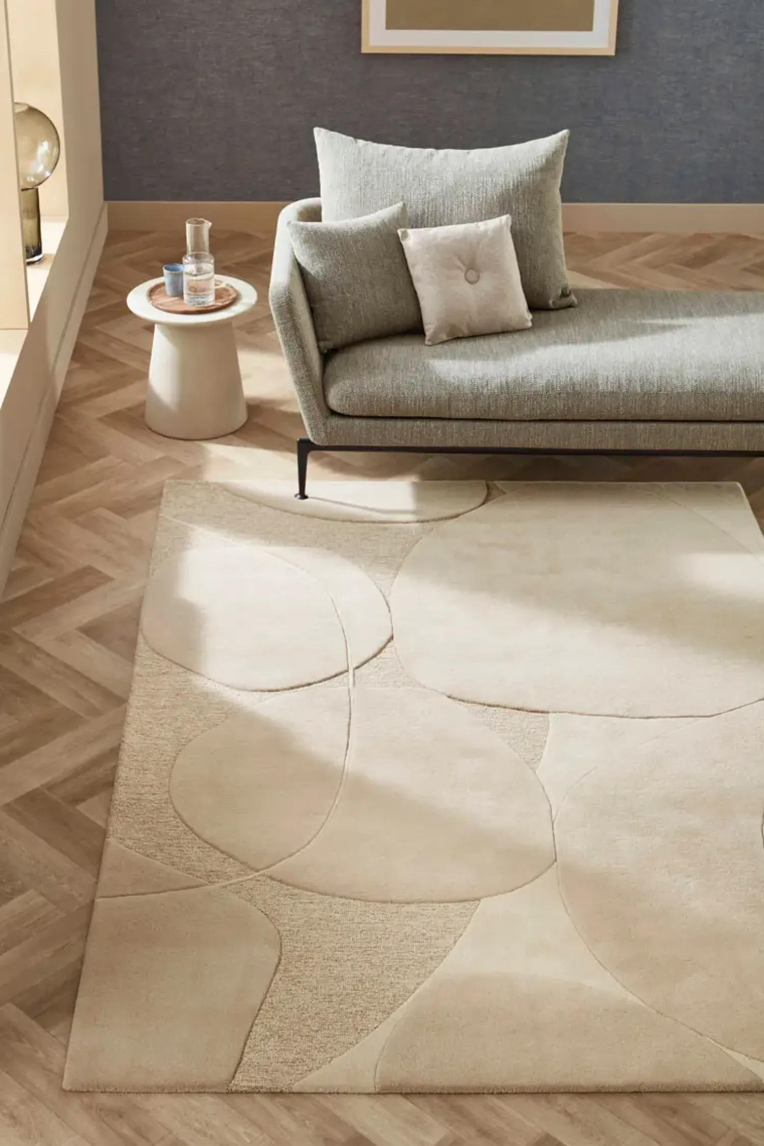 Vloerkleden|Wollen Vloerkleden-Brinker Carpets Bolsena Vloerkleed Beige