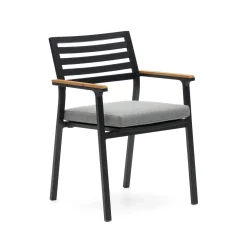 Tuinstoelen-Kave Home Bona Tuinstoel Zwart