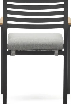 Tuinstoelen-Kave Home Bona Tuinstoel Zwart
