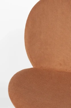 Eetkamerstoelen Zonder Armleuning-Zuiver Bonnet (set van 2) Eetkamerstoel Terra Cotta
