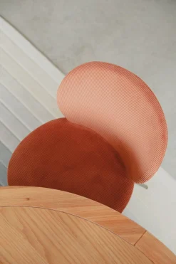 Eetkamerstoelen Zonder Armleuning-Zuiver Bonnet (set van 2) Eetkamerstoel Terra Cotta