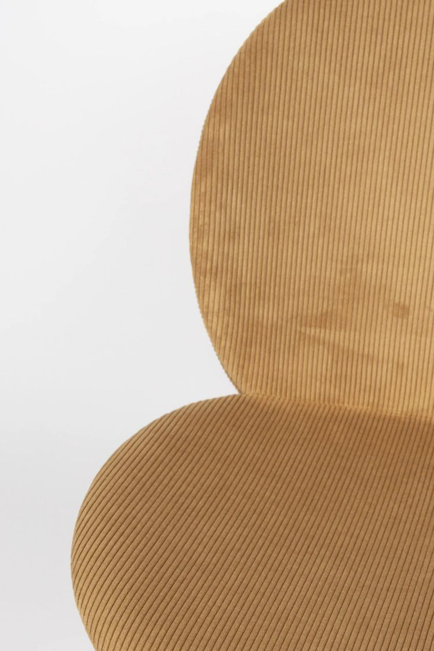 Kuipstoelen|Eetkamerstoelen Zonder Armleuning-Zuiver Bonnet (set van 2) Eetkamerstoel Ochre