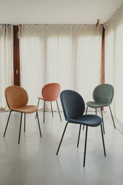Kuipstoelen|Eetkamerstoelen Zonder Armleuning-Zuiver Bonnet (set van 2) Eetkamerstoel Ochre