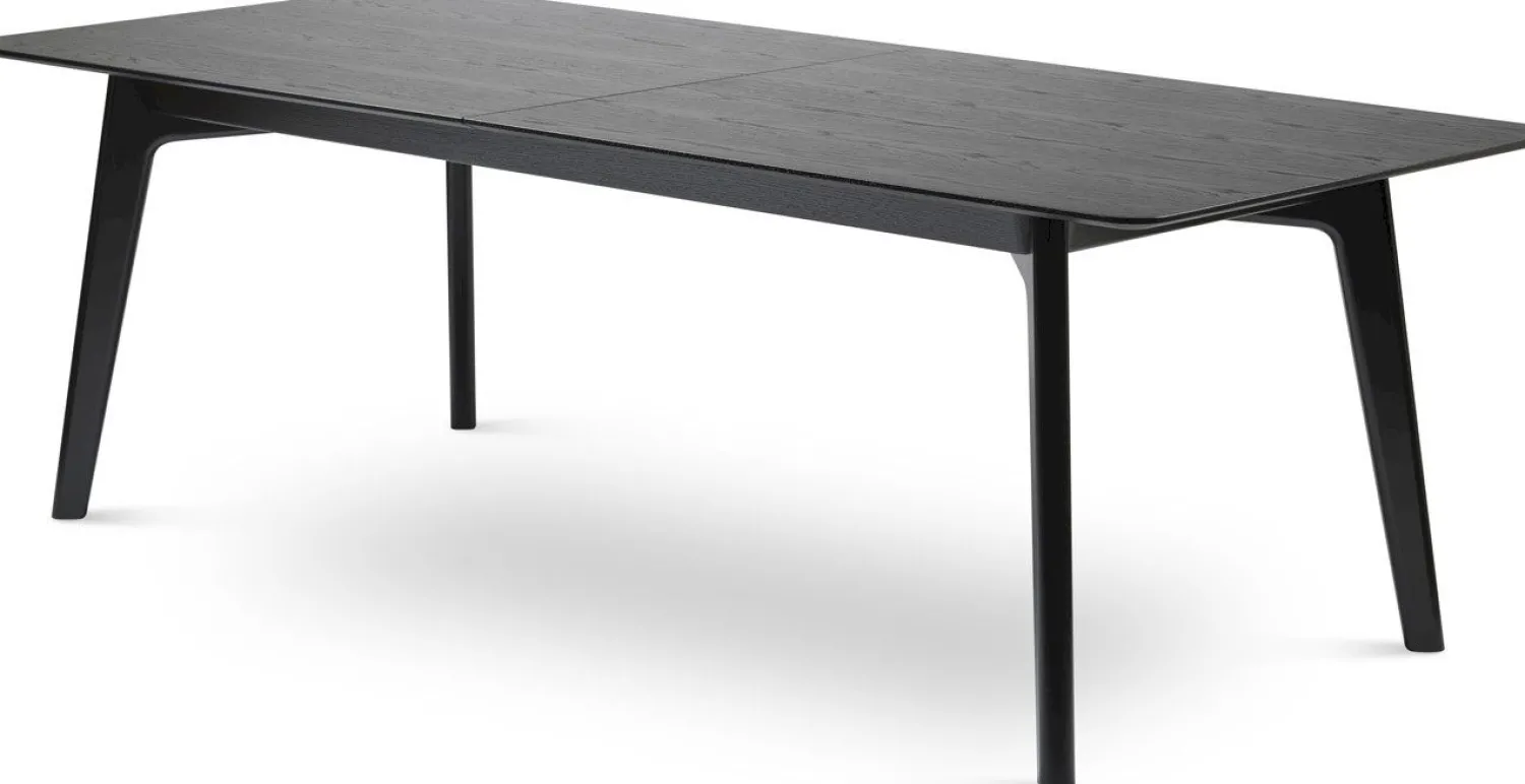 Houten Eettafels|Uitschuifbare Eettafels-Stressless Bordeaux Eettafel Zwart