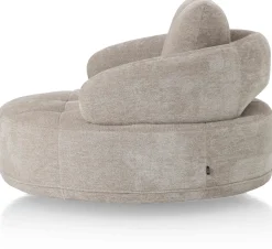 Ronde Fauteuils-Henders en Hazel Borgia Draaifauteuil Champagne
