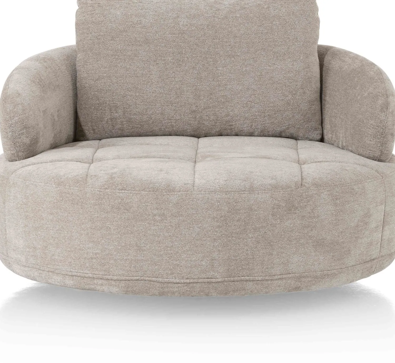 Ronde Fauteuils-Henders en Hazel Borgia Draaifauteuil Champagne