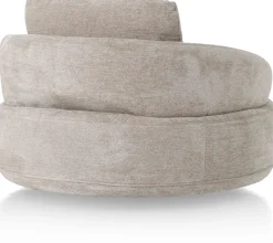 Ronde Fauteuils-Henders en Hazel Borgia Draaifauteuil Champagne