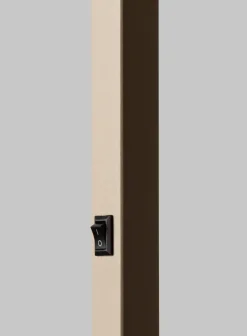 Moderne Vloerlampen|Vloerlampen-It's about RoMi Boston M Vloerlamp Sand, Dark Linen