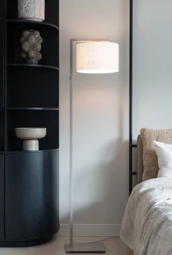 Moderne Vloerlampen|Vloerlampen-It's about RoMi Boston M Vloerlamp Sand, White