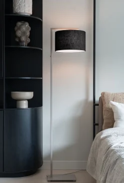 Moderne Vloerlampen|Vloerlampen-It's about RoMi Boston M Vloerlamp Sand, Black
