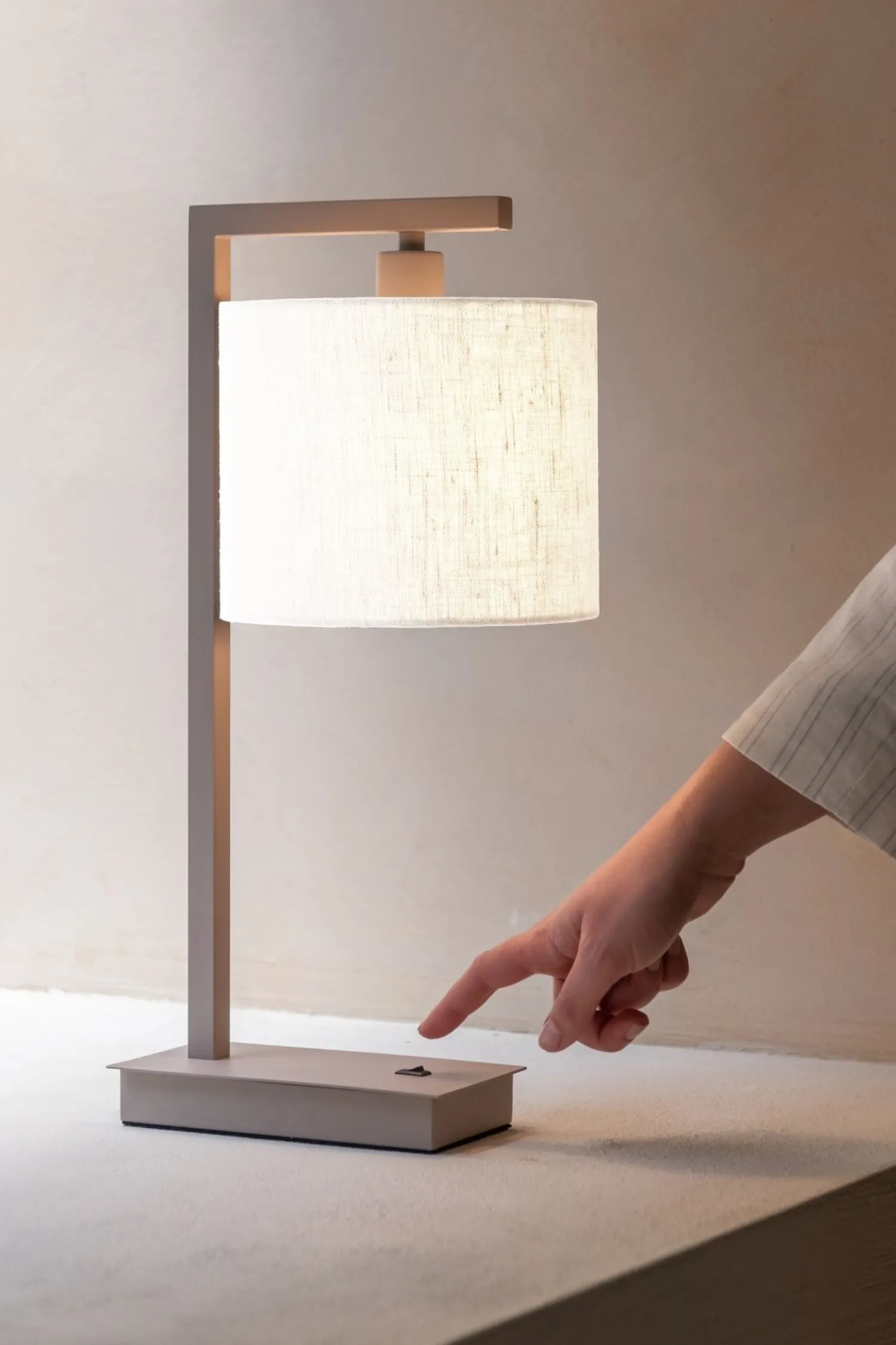 Moderne Tafellampen|Tafellampen-It's about RoMi Boston Tafellamp Sand, White