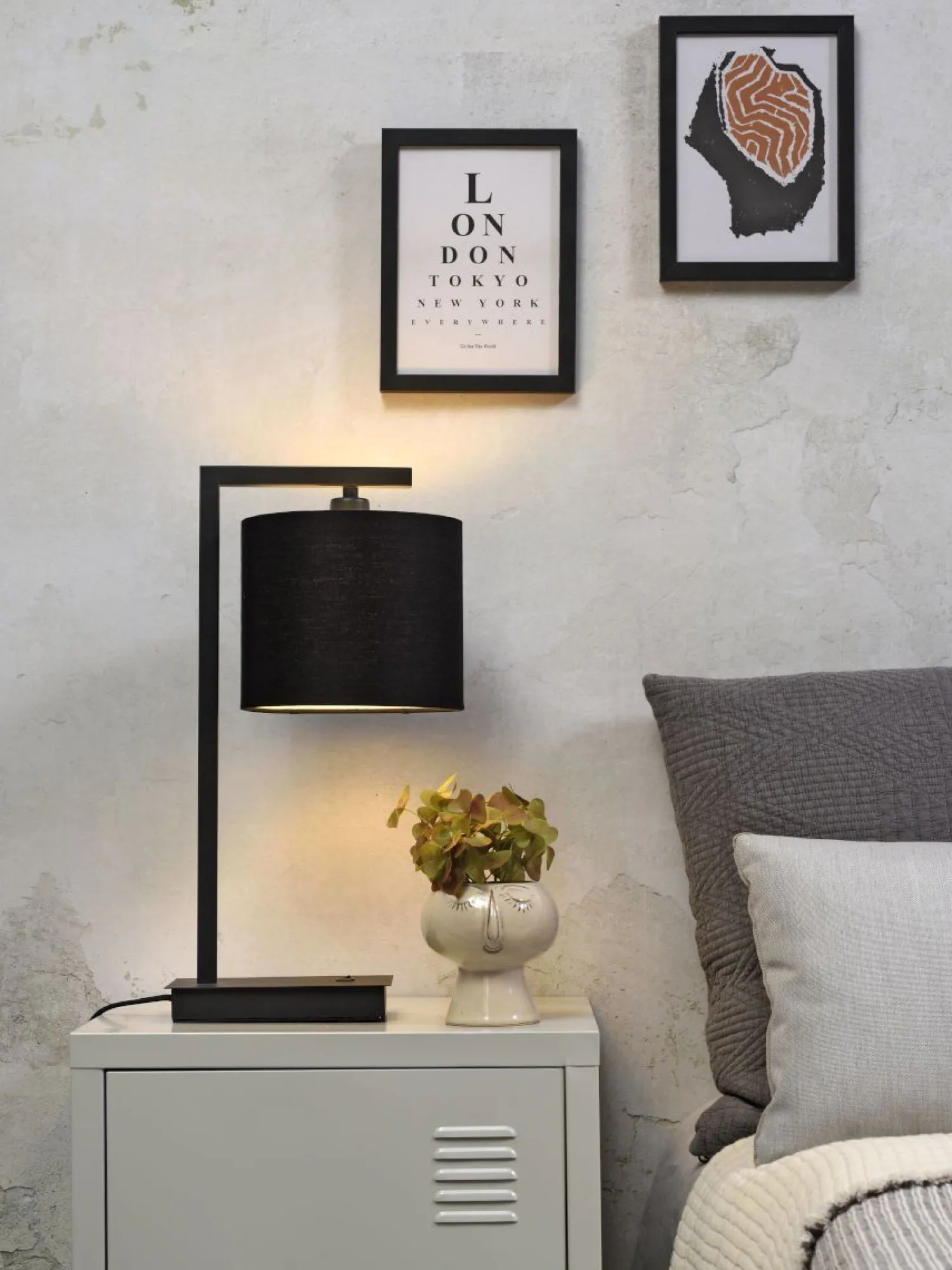Tafellampen|Tafellampen-It's about RoMi Boston Tafellamp Zwart