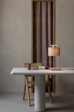 Moderne Tafellampen|Tafellampen-It's about RoMi Boston Tafellamp Sand, Dark Linen