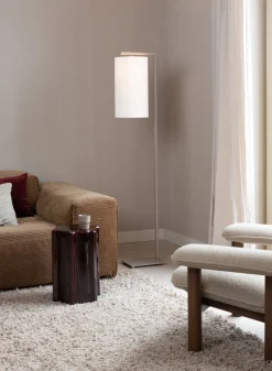 Moderne Vloerlampen|Vloerlampen-It's about RoMi Boston Vloerlamp Sand, White