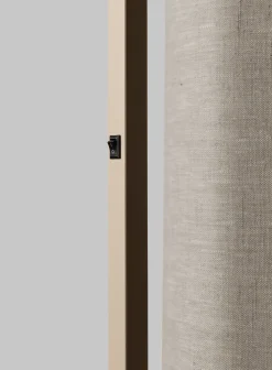 Moderne Vloerlampen|Vloerlampen-It's about RoMi Boston Vloerlamp Sand, Dark Linen