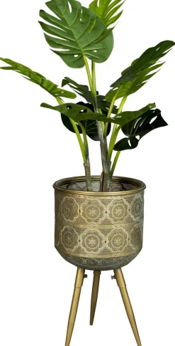 Vazen & Potten-Dutchbone Botanique Planthouder goud