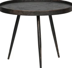 Houten Bijzettafels|Ronde Bijzettafels-WOOOD Bounds Bijzettafel Antique Gold