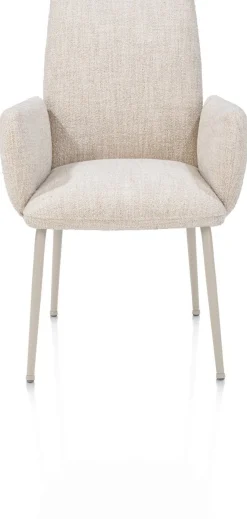 Eetkamerstoelen Met Armleuning-Henders en Hazel Bovina Armstoel Creme