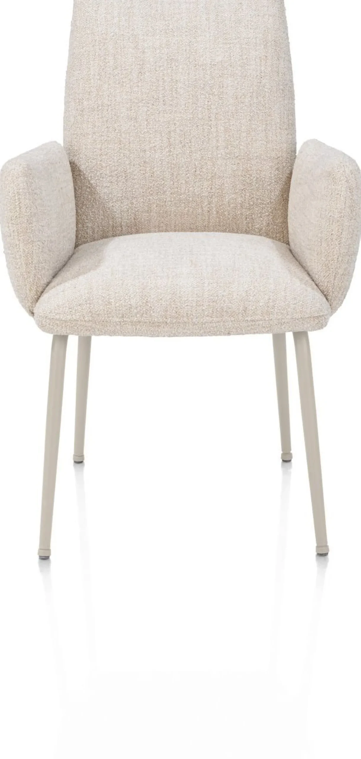 Eetkamerstoelen Met Armleuning-Henders en Hazel Bovina Armstoel Creme