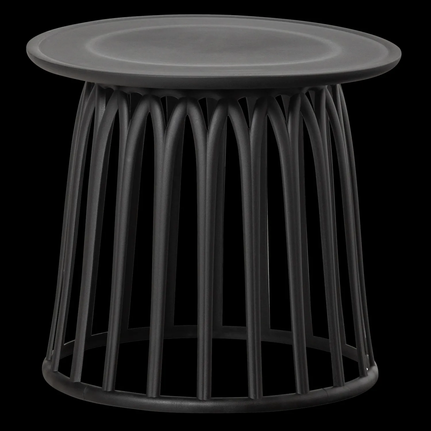 Tuintafels|Industriële Bijzettafels-WOOOD Boy Bijzettafel Black
