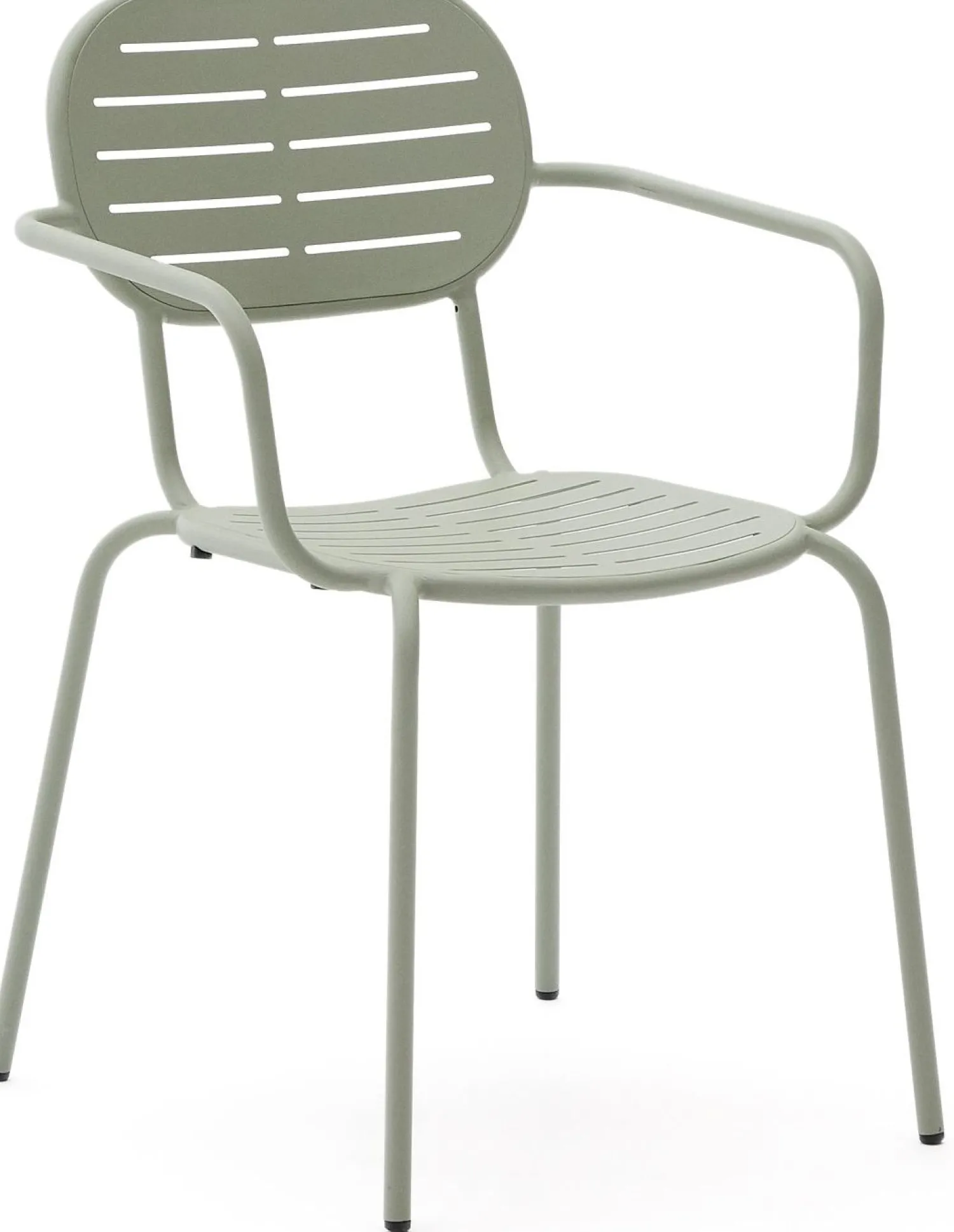 Tuinstoelen-Kave Home Brai Tuin Armstoel Turquoise