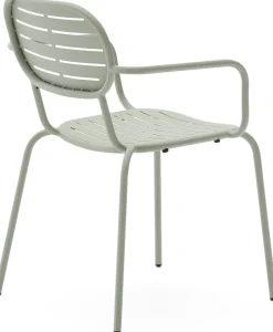 Tuinstoelen-Kave Home Brai Tuin Armstoel Turquoise