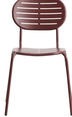 Tuinstoelen-Kave Home Brai Tuinstoel Donkerrood