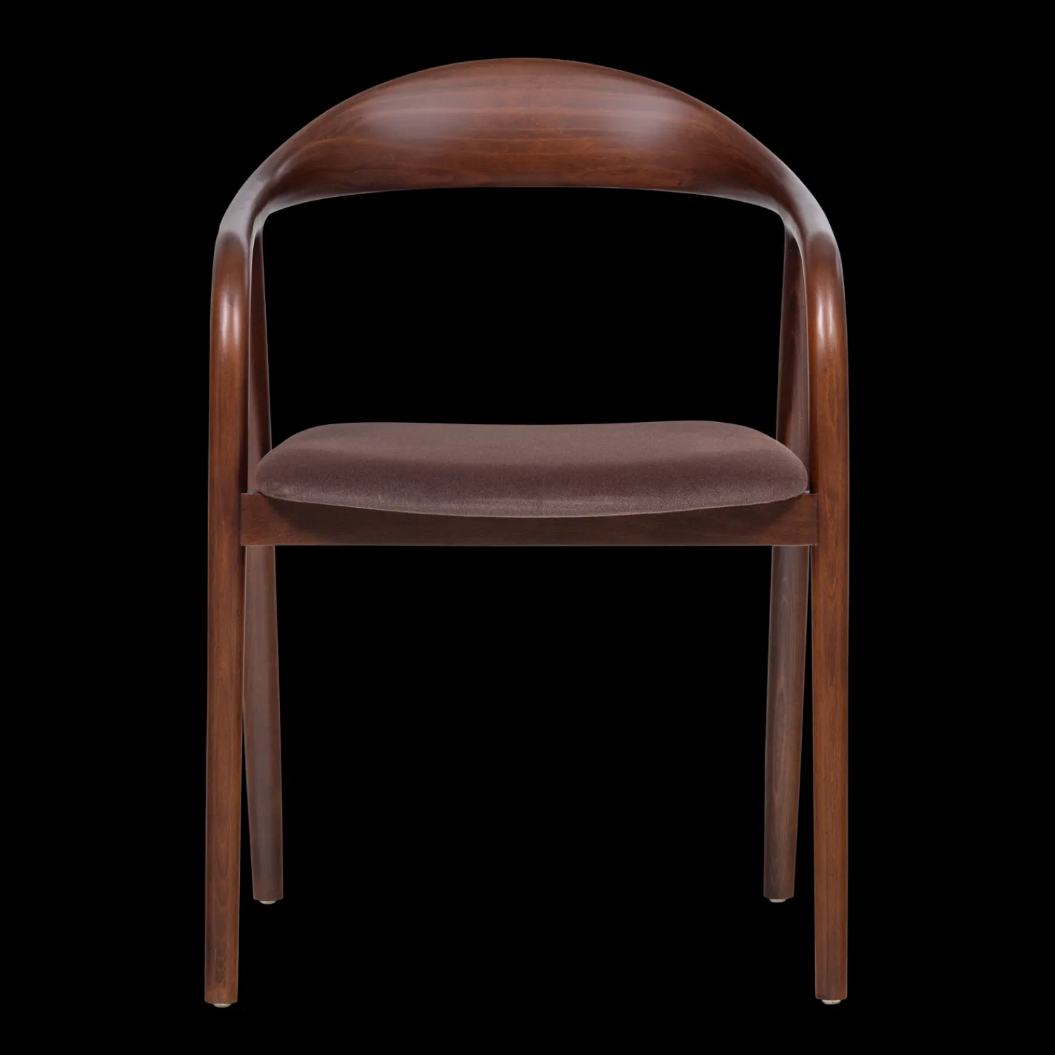 Eetkamerstoelen Met Armleuning-WOOOD Bran Eetkamerstoel Bruin