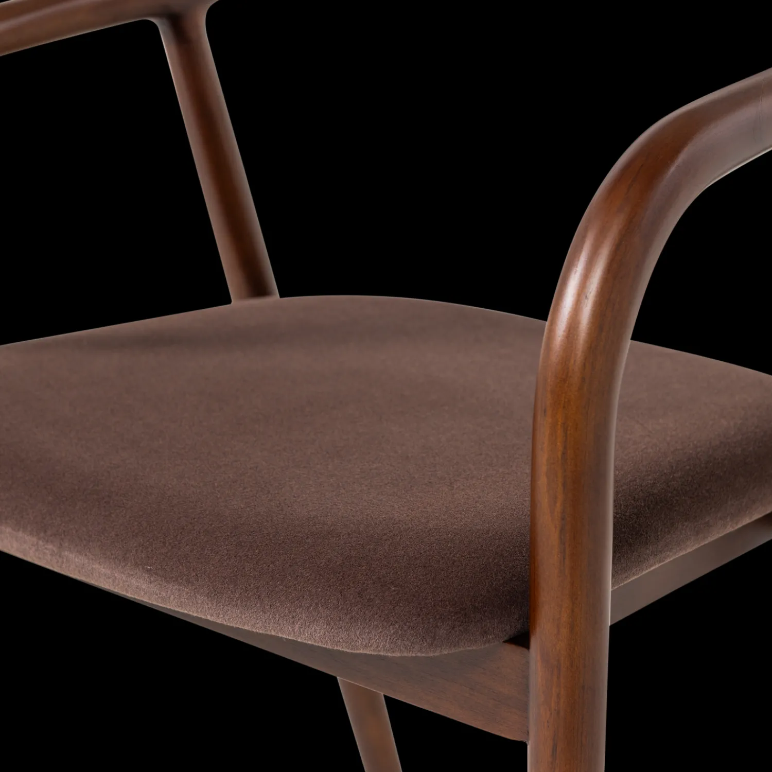 Eetkamerstoelen Met Armleuning-WOOOD Bran Eetkamerstoel Bruin