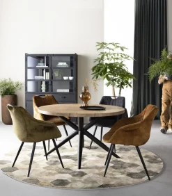 Ronde Eettafels-Feelings Wonen Brandy Eettafel Mango