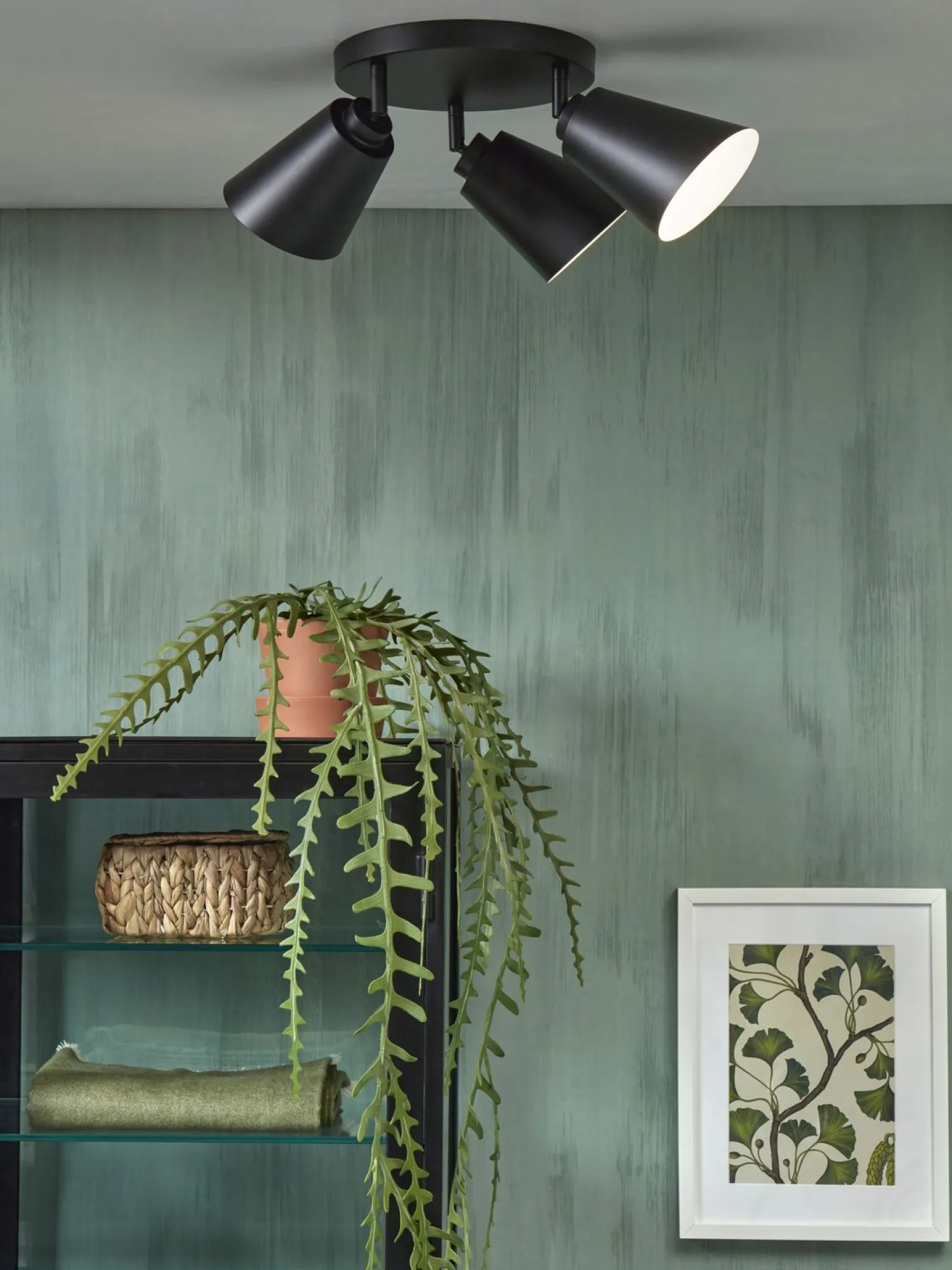 Industriële Plafondlampen|Plafondlampen-It's about RoMi Bremen 3 spots Plafondlamp Black