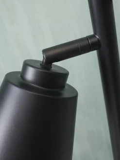Industriële Vloerlampen|Vloerlampen-It's about RoMi Bremen 2 spots Vloerlamp Black