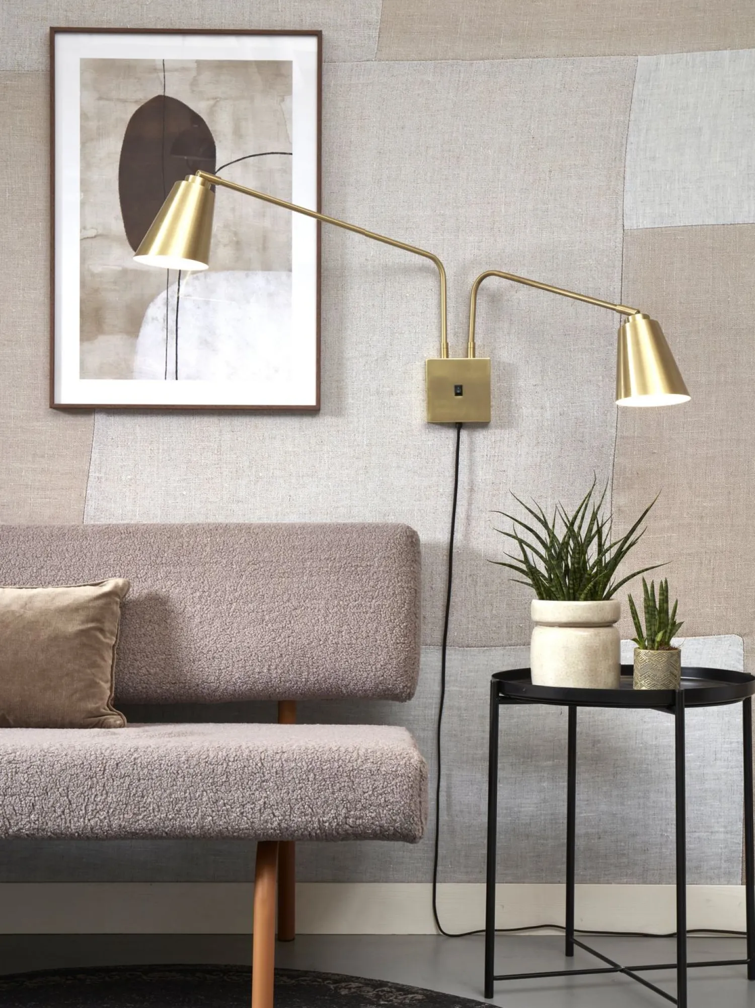 Wandlampen|Wandlampen-It's about RoMi Bremen 2 spots Wandlamp Gold