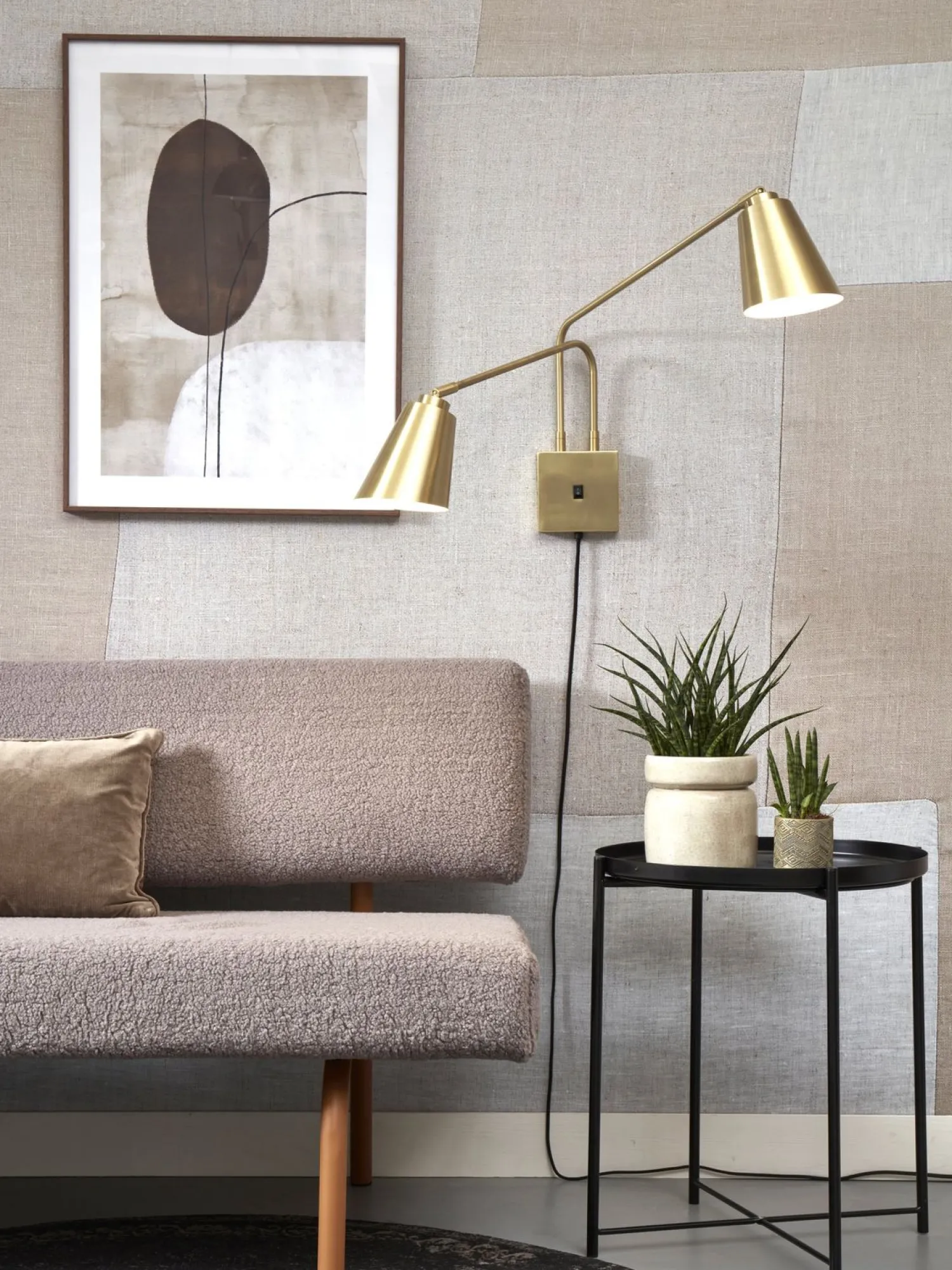 Wandlampen|Wandlampen-It's about RoMi Bremen 2 spots Wandlamp Gold
